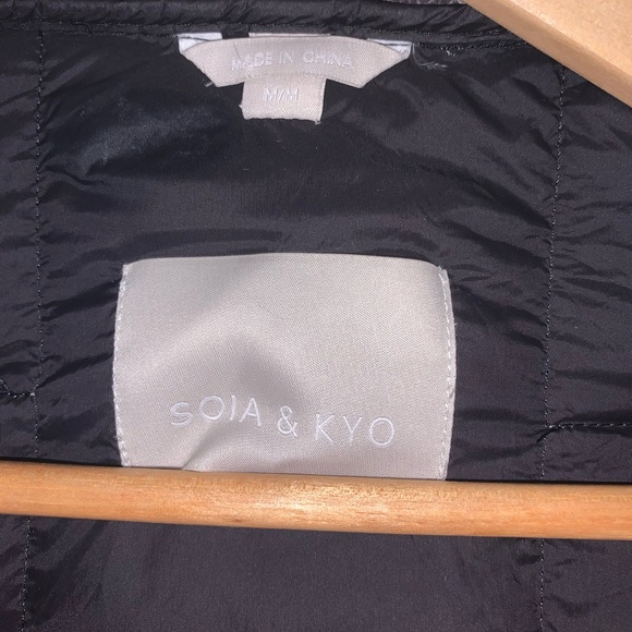 SOIA & KYO PUFFER JACKET - Size M - NWOT - Picture 3 of 7